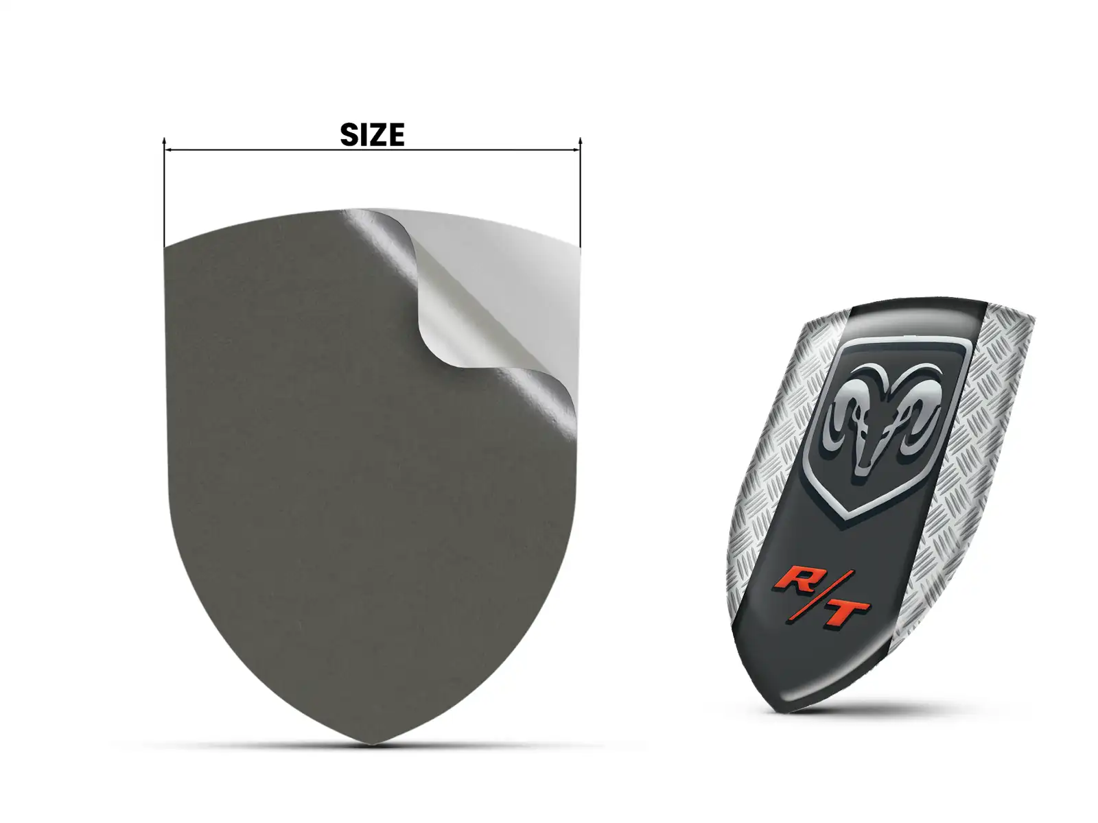 Dodge Permanent Stickers Pro Max Resilient Elegant Layout